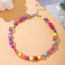 Fashion 3# Acrylic Colorful Beaded Necklace