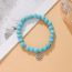Fashion 3# Turquoise Beaded Moon Bracelet