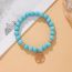 Fashion 1# Turquoise Beaded Starfish Bracelet