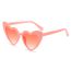 Fashion Bean Flower Frame With Tea Slices Pc Heart-shaped Sunglasses