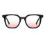 Fashion Black Frame Pink Tablets Pc Rice Nail Large Frame Sunglasses