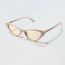 Fashion Tea Frame Tea Slices Cat Eye Small Frame Sunglasses