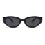 Fashion Transparent Gray Frame Gray Piece (hinge) Cat Eye Hinge Sunglasses