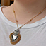 Fashion Gold Copper Love Necklace