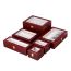 Fashion Double Row Red Glossy 06-bit Watch Box Paint Glossy Square Watch Packaging Box