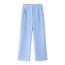 Fashion Pants Polyester Pleated Wide-leg Trousers
