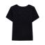 Fashion Sweater Cotton Beaded Knit Short Sleeves