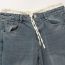 Fashion Blue Mid-rise Paneled Wide-leg Denim Trousers