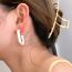 Fashion Silver Metal U-shaped Earrings