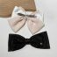 Fashion Beige Letter Butterfly Hair Clip Fabric Bow Hairpin