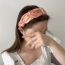 Fashion Orange Side Bow Headband Fabric Diamond Side Bow Headband