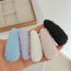 Fashion Light Pink Sponge Side Clip Fabric Textured Drop-shaped Hair Clip