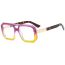 Fashion Floral Frame Pc Double Beam Square Flat Mirror