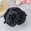 Fashion Black Chiffon Three-dimensional Flower Gripper