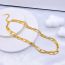 Fashion Hand Braided Chain Titanium Steel Chain Necklace