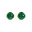 Fashion Natural Chrysoprase (real Gold Plating To Preserve Color) Round Chrysoprase Earrings