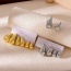 Fashion Silver Copper Drop Earrings 6-piece Set