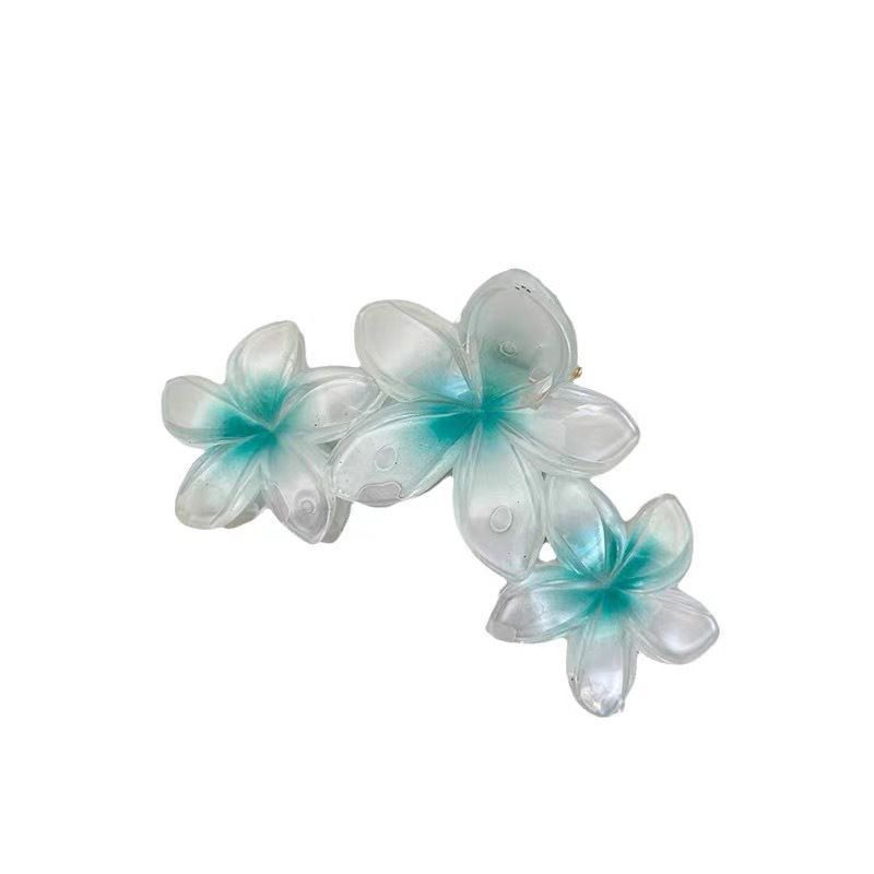 Fashion Small Flowers 4cm Pink Resin Flower Gripper