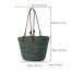 Fashion Green (small Size) Straw Large Capacity Shoulder Bag