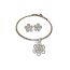 Fashion Collar-silver-butterfly (set Of Two) Copper Diamond Butterfly Necklace And Earrings Set