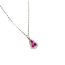 Fashion Necklace-silver-purple Copper Diamond Gourd Pendant Necklace