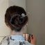Fashion Hairpin-silver Alloy Geometric Flower Hairpin