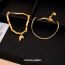 Fashion Bracelet - Gold (real Gold Plating) Copper Geometric Snake Round Bracelet