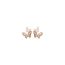 Fashion Gold-white (real Gold Plating) Copper Diamond Butterfly Earrings
