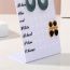 Fashion White (default Font) 36 Pairs Of 72-hole Earring Display Board