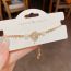 Fashion Zircon Star And Moon Shaped Hand Jewelry (thick Real Gold Plating) Zirconium Set Geometric Adjustable Bracelet