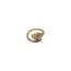 Fashion Gold-zirconia Snake-shaped Open Ring (thick Real Gold Plating) Zirconium Serpentine Open Ring