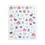 Fashion Ruby Embossed Sticker Mo-179 Cartoon Embossed Stickers 3d Anime Nail Stickers