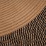 Fashion Carpet Colorblock Cotton Rope Woven Round Floor Mat