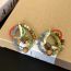 Fashion Color Glass Bead Earrings