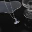 Fashion Silver Alloy Dripping Oil Planet Necklace