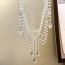 Fashion Silver Crystal Beaded Necklace