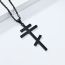 Fashion Black+pl005 Chain 3mm*60cm Stainless Steel Geometric Men's Necklace
