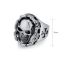 Fashion Black Stainless Steel Skull Men's Ring