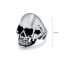Fashion Gold Stainless Steel Skull Men's Ring