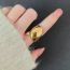 Fashion Gold Color Copper Irregular Open Ring