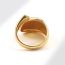 Fashion Gold Color Copper Irregular Open Ring