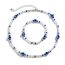 Fashion #3 Alloy Rice Beads Beaded Eyes Multi-layer Necklace