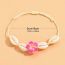 Fashion Necklace Shell Braided Flower Necklace