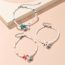 Fashion White Rice Beads Beaded Starfish Shell Bracelet