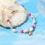 Fashion White Beads Rice Beads Beaded Starfish Shell Bracelet