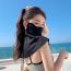Fashion Traceless Mask-black Nylon Sun Protection Neck Mask