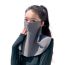 Fashion Traceless Mask-grey Nylon Sun Protection Neck Mask