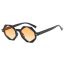 Fashion Coffee Color Coffee Tea Rice Nail Polygonal Irregular Sunglasses