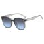 Fashion Olive Green Gray Slices Rice Nail Large Frame Sunglasses