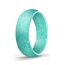 Fashion 10 Color Sets Silicone Glitter Round Ring Set